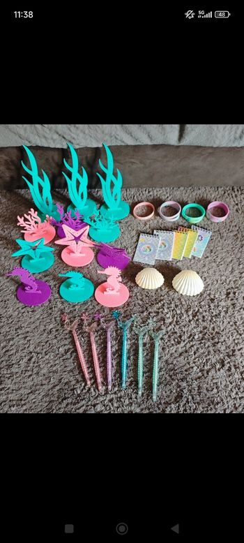 Décorations et cadeaux anniversaire sirènes