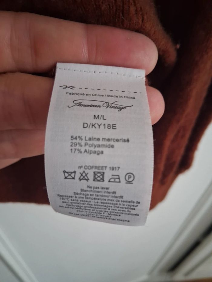 Pull American Vintage - Taille M/L - photo numéro 3