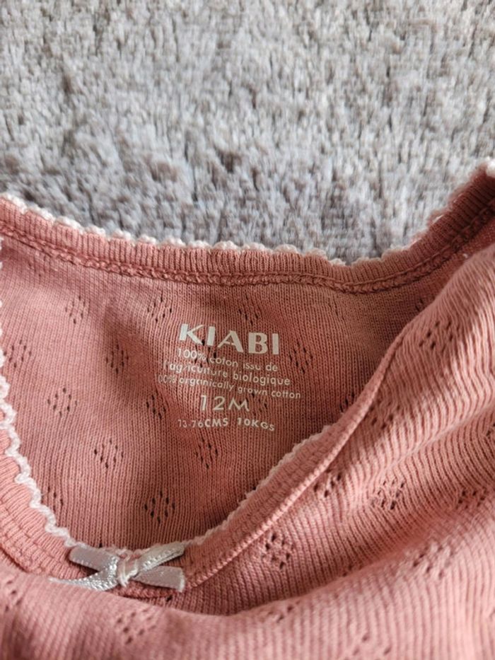 Lot de 2 bodies manches longues 12 mois - photo numéro 5