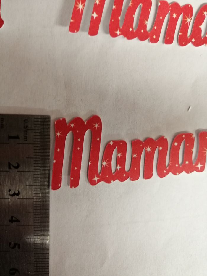 Lot découpe scrapbooking maman (N9) - photo numéro 3