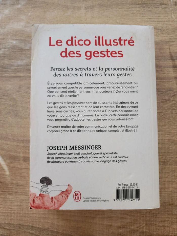 Livre "le dico illustré des gestes" de Joseph Messinger - photo numéro 2