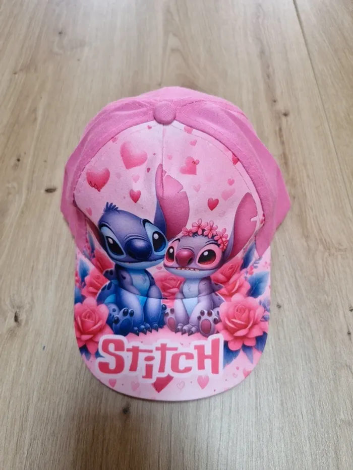 Casquette rose Stitch – Disney- Neuf