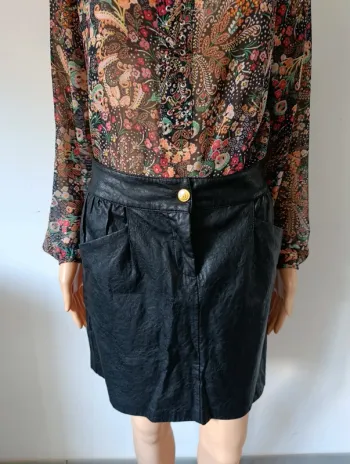 Mini jupe noire femme taille 36 bonobo