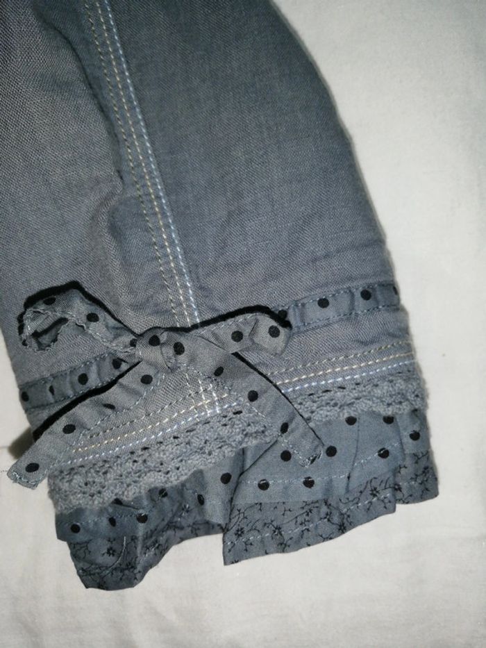 veste grise coton lin femme - photo numéro 3