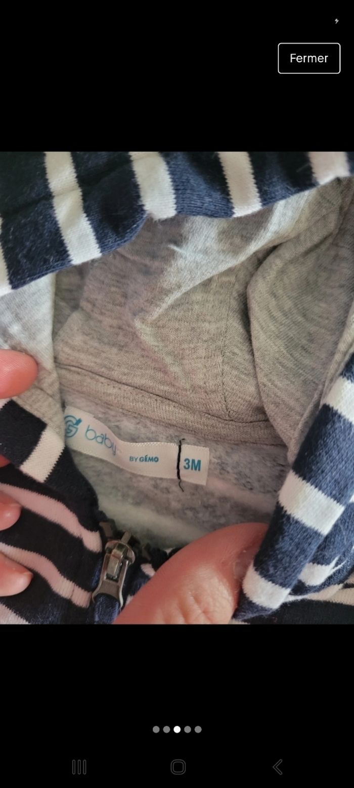 Gilet à capuche Gémo - photo numéro 3