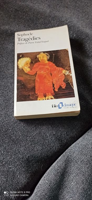 Livre tragedies sophocle