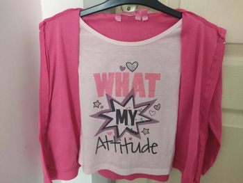 T shirt 2 en 1 gilet 5 ans