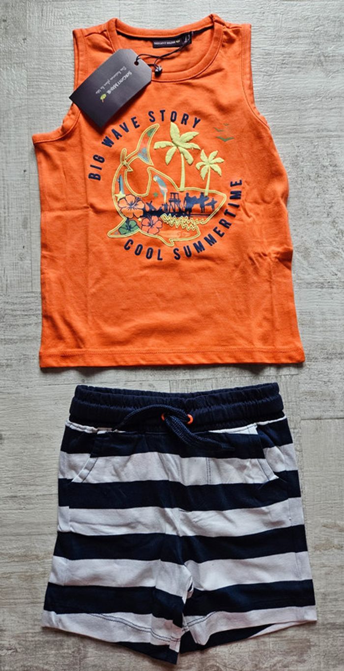 Ensemble d'été garçon sergent major neuf