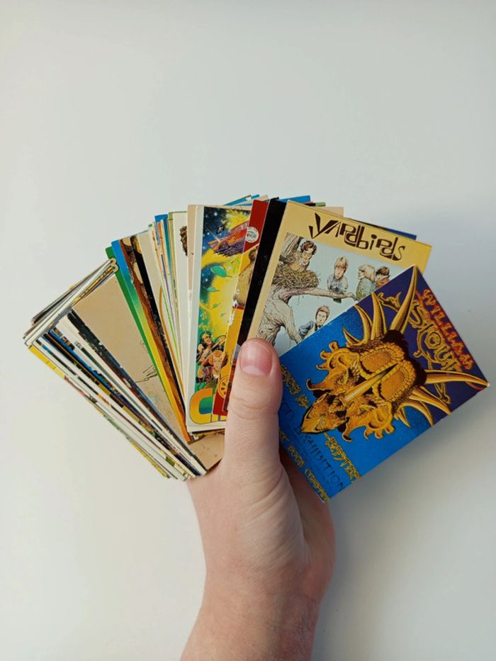 Lot cartes lost worlds by william stout