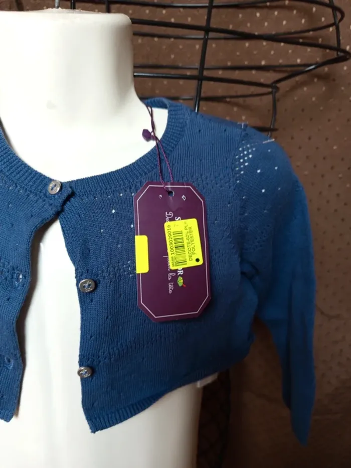 Gilet neuf sergent major taille 18mois/80cm - photo numéro 3