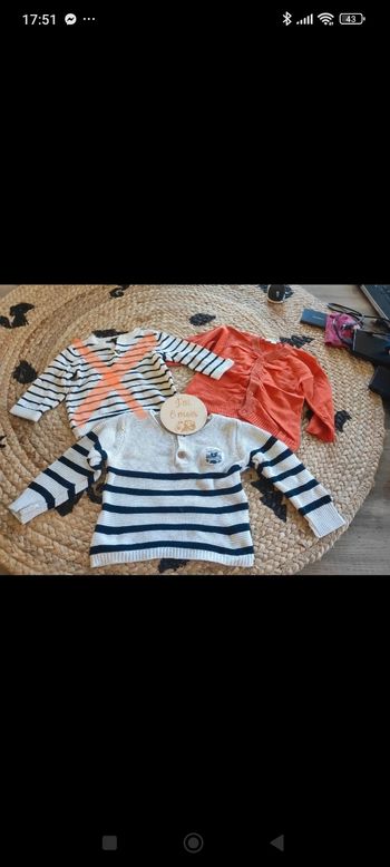 Lot Gilets 6 mois