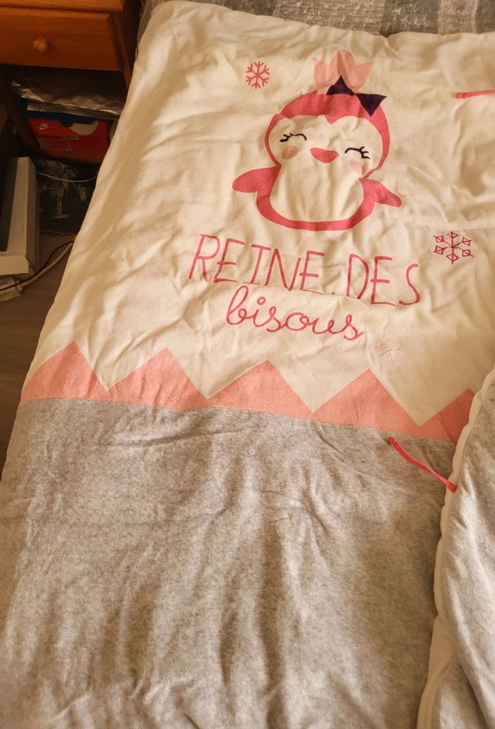 Ensemble gigoteuse 6/36 mois + tour de lit + surmatelas - photo numéro 2