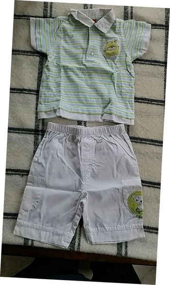 Ensemble été garçon taille 6 mois