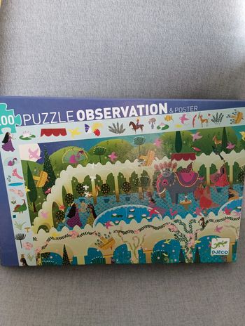 Joli puzzle d'observation 200 pièces de Djeco