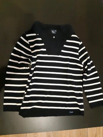 Pull marinière femme