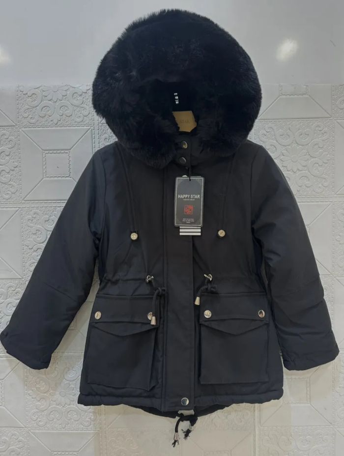 Manteau fourré enfant chaud 10 ans