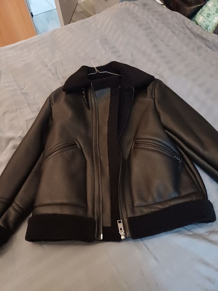Blouson aviateur, perfecto MNG (mango) - photo numéro 4