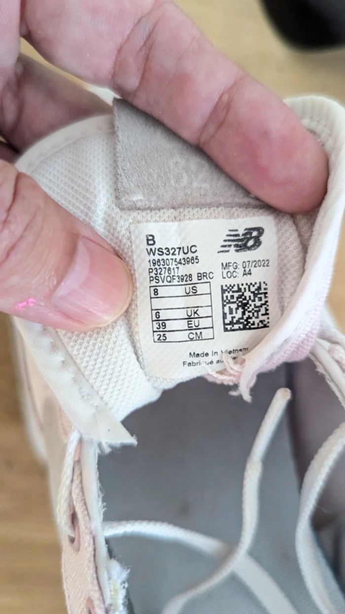 New balance 327 style denim rose - photo numéro 12