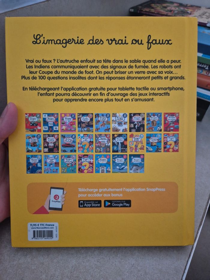 Livre enfant- L'imagerie des vrai ou faux - Fleurus - photo numéro 3