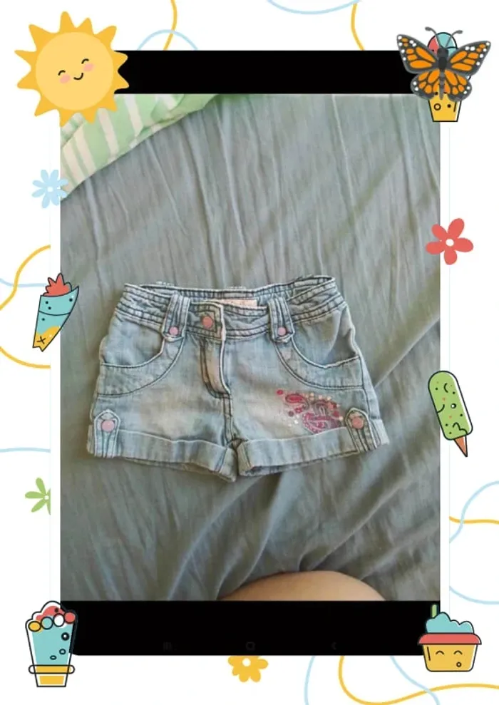 Short en jean 24mois - photo numéro 2