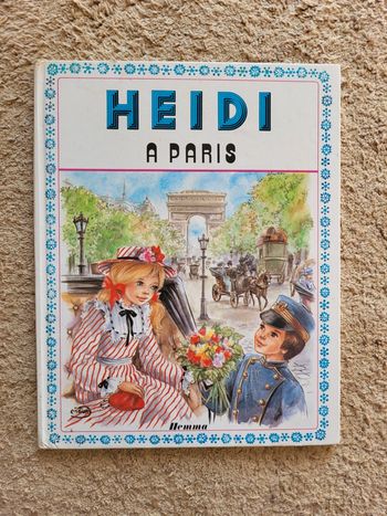 Livre Heidi à Paris - Éditions Vintage 1979 - Hemma