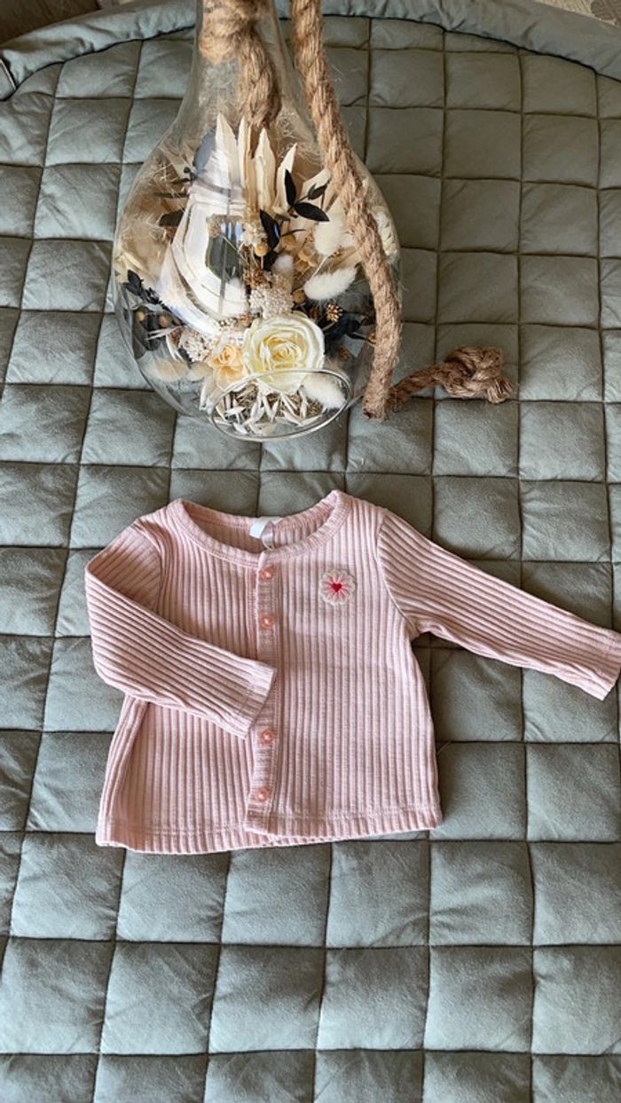 Gilet orchestra rose 3 mois