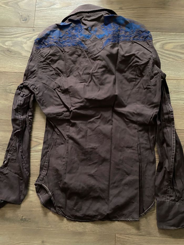 Chemise homme marron - photo numéro 6