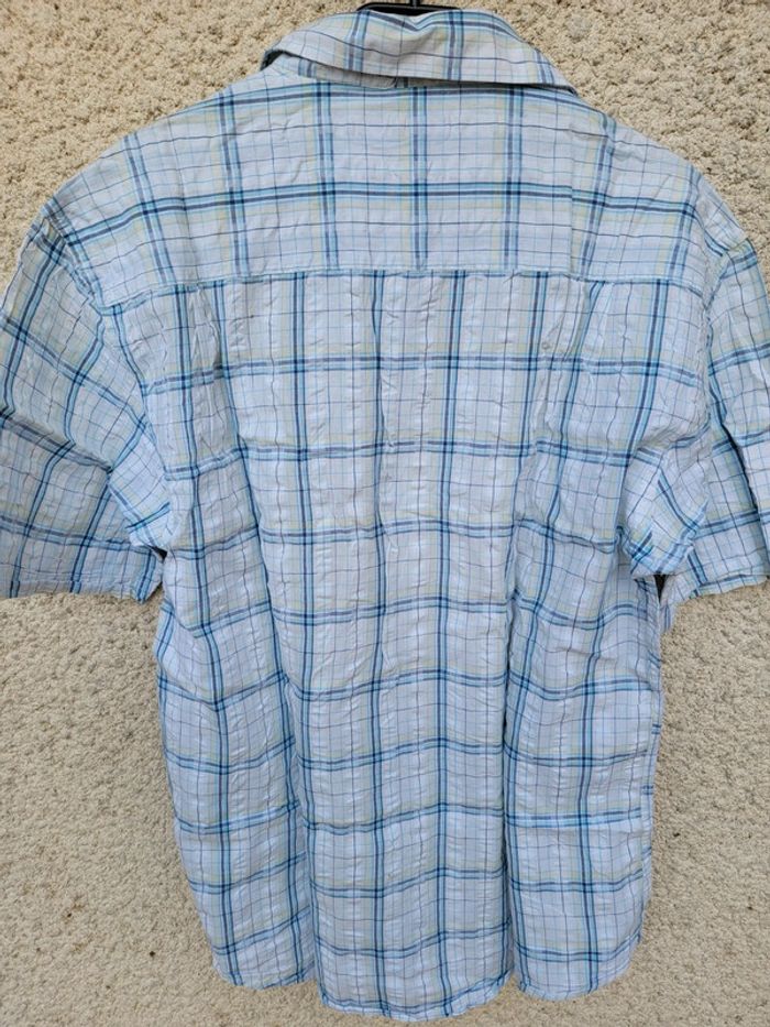 Chemise à carreaux d'été, manches courtes, vintage baggy oversize - photo numéro 3