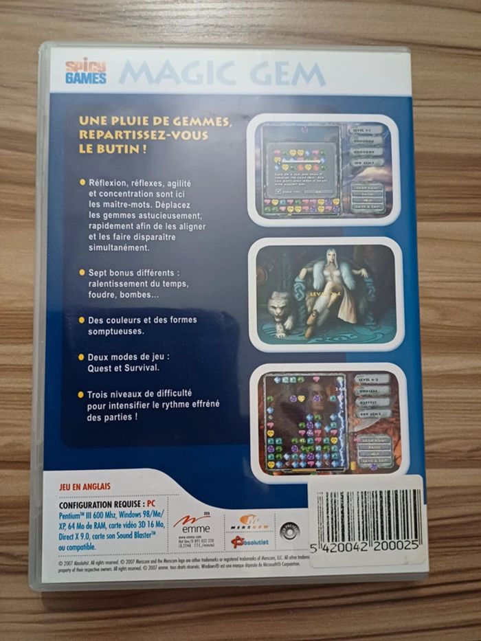 Jeu pc: magic gem (en très bon état) - photo numéro 2