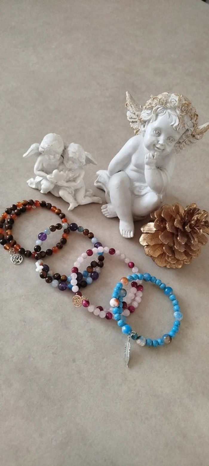 Bracelet en Véritable Turquoise. - photo numéro 5