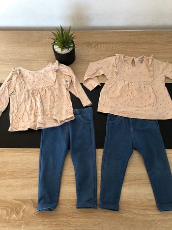Lots de vêtements jumelle 18 mois