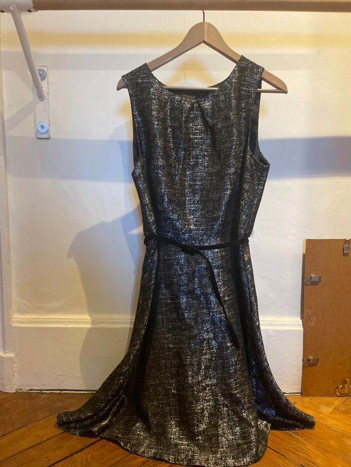 Robe argenté de cocktail Burton of London