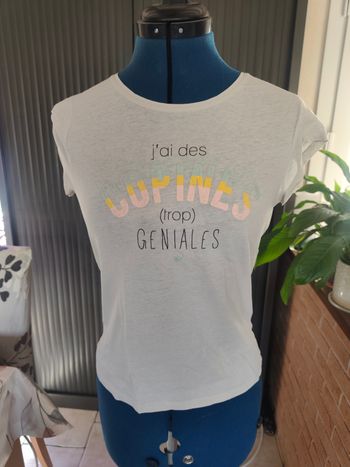 T-shirt MC Kiabi 2 ans fille imprimé 
