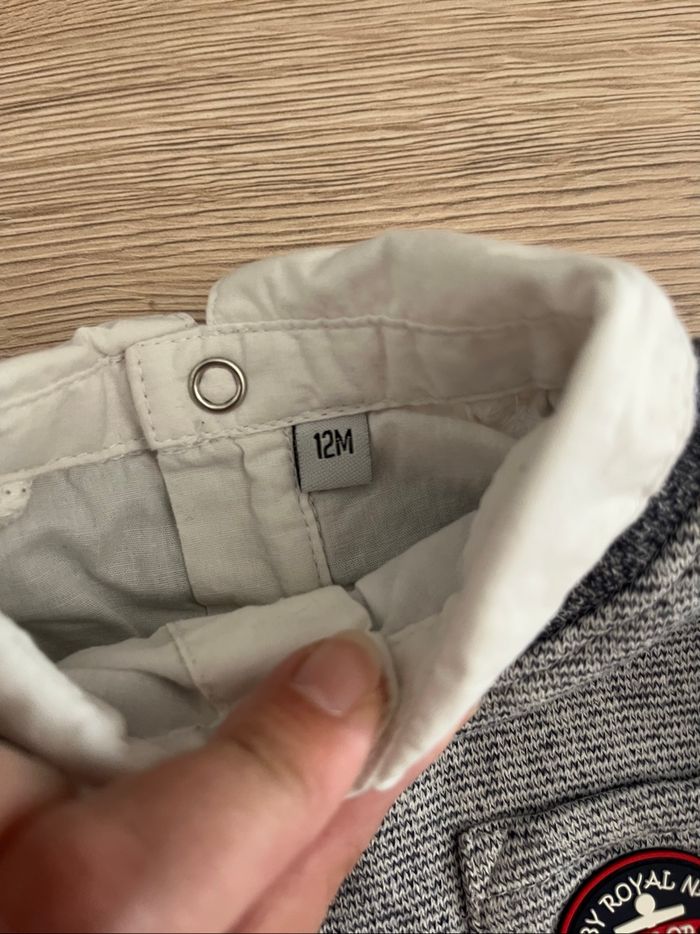 Pull avec rebords chemise bébé - photo numéro 3