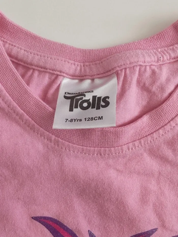 T-shirt trolls 7-8 ans - photo numéro 2
