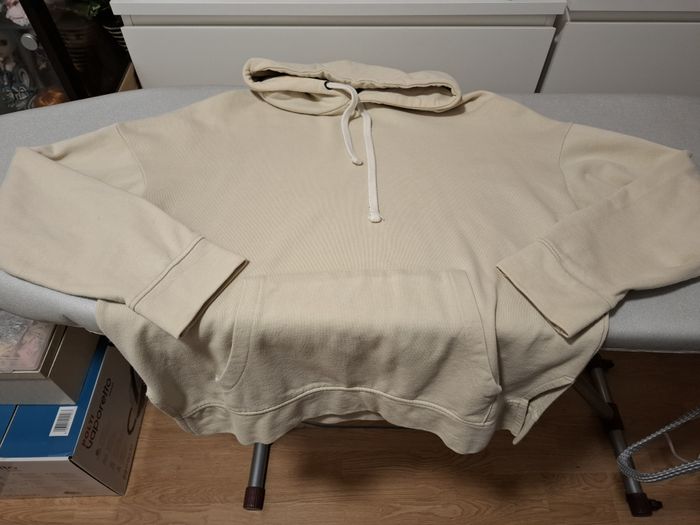 Beau sweat homme MANGO M à capuche beige poche ventrale très bon état - photo numéro 4