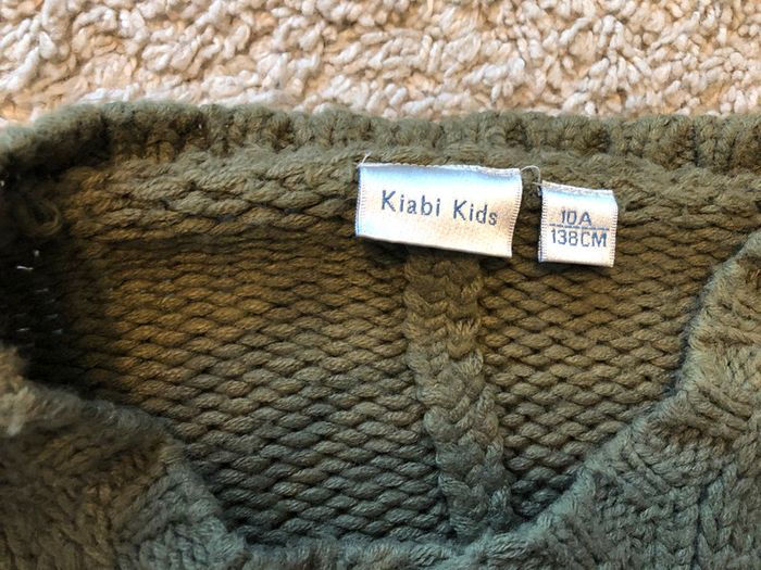 Poncho/cape kaki - 10 ans - Kiabi - photo numéro 2