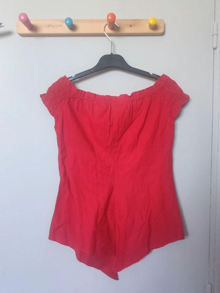 Tunique rouge made in france - photo numéro 2