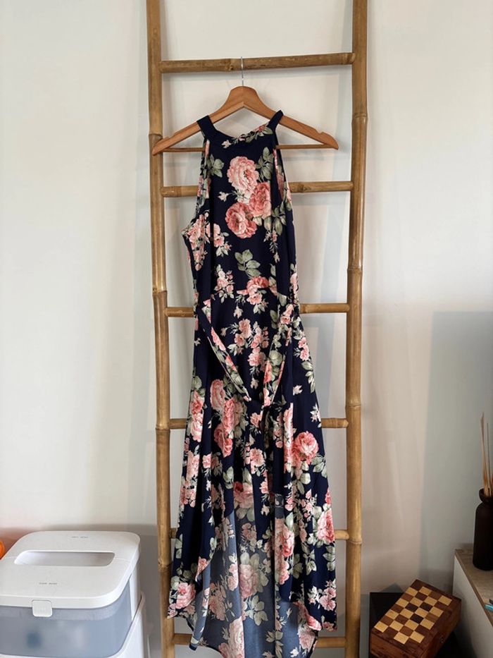 Longue robe à fleurs