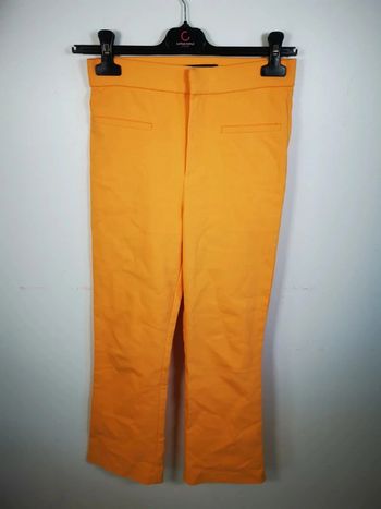 C34 pantalon orange Zara XS