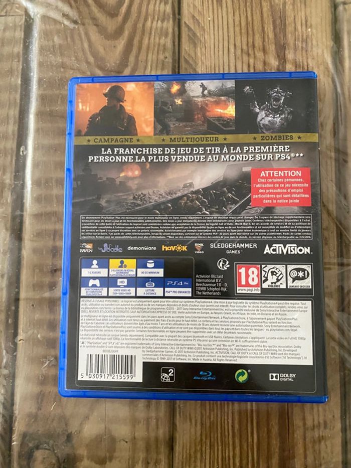 call of duty WWII ps4 - photo numéro 2