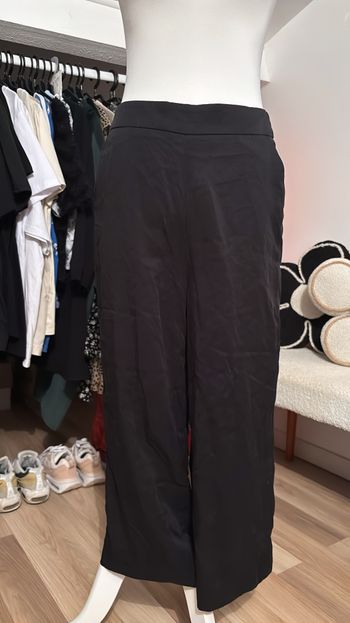 Pantalon noir fluide La Halle T38