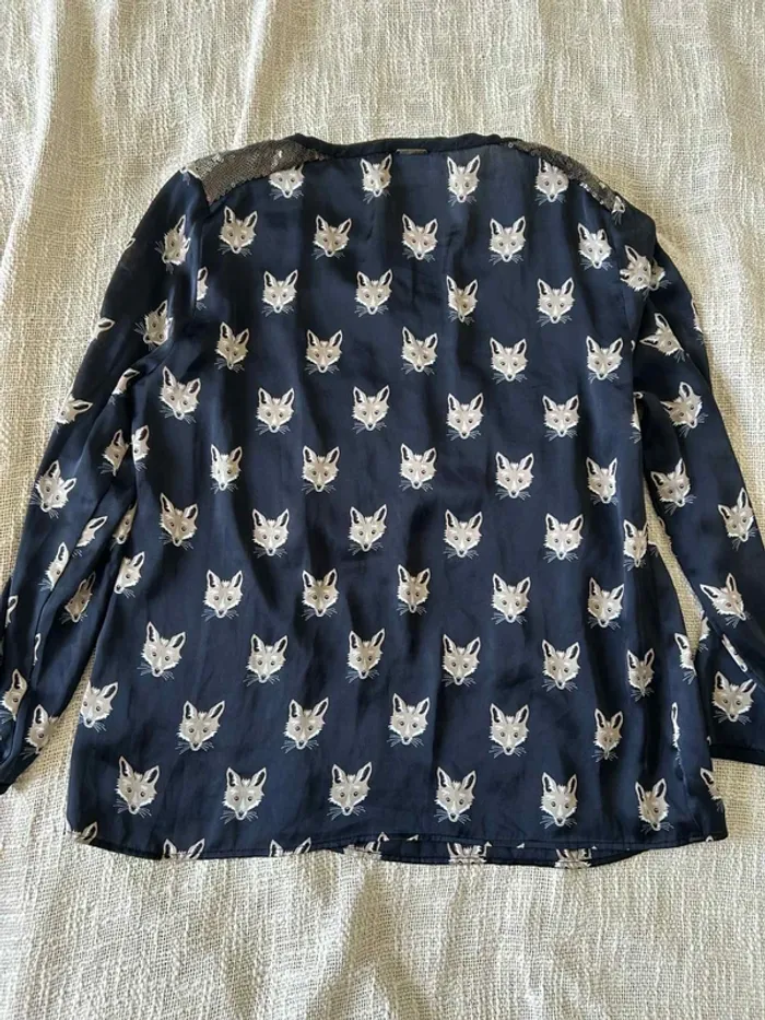 Blouse motif renard One Step – Taille 40 - photo numéro 2