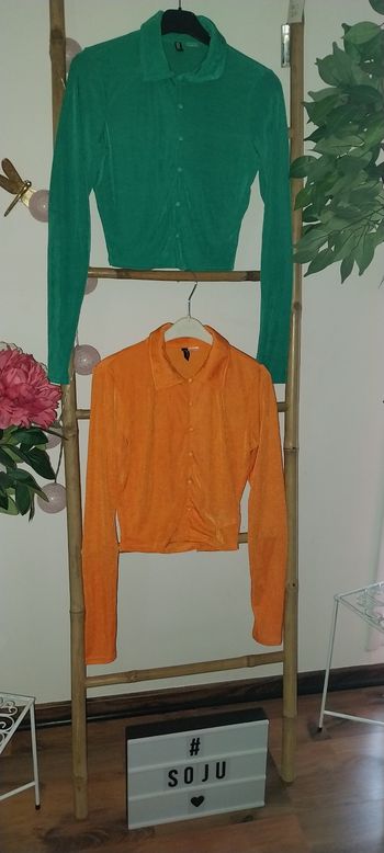 Duo/ Lot de 2 tops cropped neufs by H&M Divided Taille 34/ xs