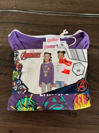 Lot 2 t-shirts manches longues fille