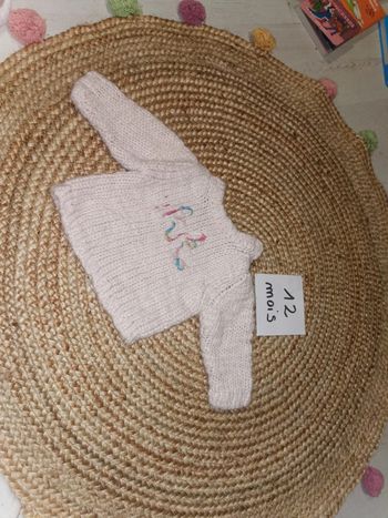 Pull bien chaud lainage 12 mois