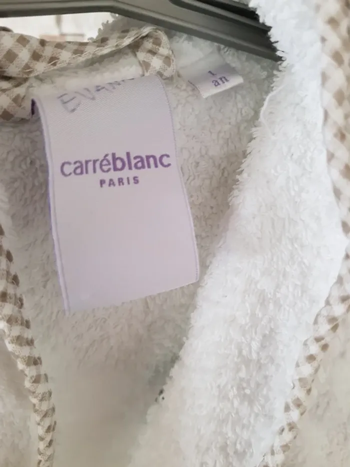 Peignoir brodé Carré blanc - photo numéro 6