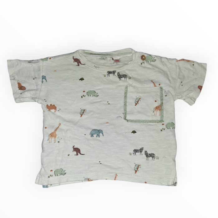 T-shirt Manches Courtes - Zara - 9 mois