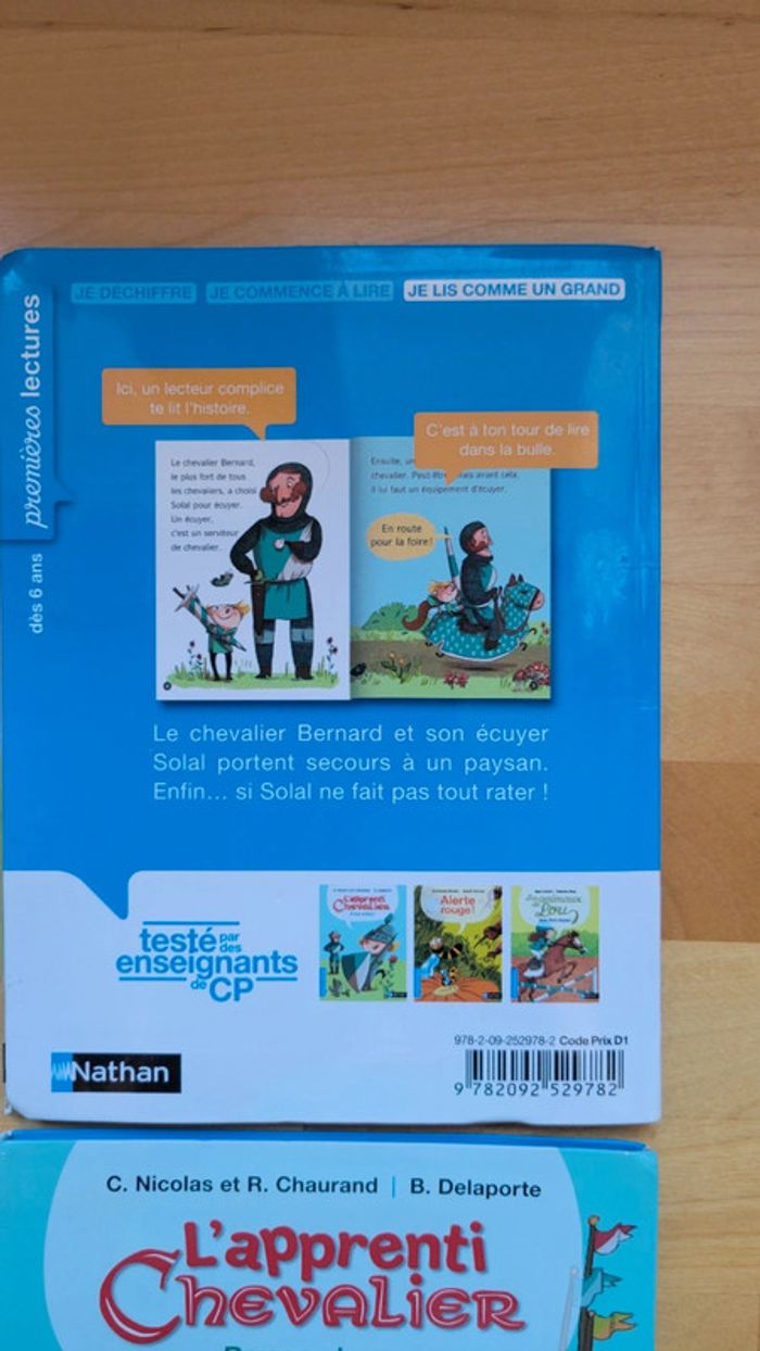 Lot Premières lectures L'apprenti chevalier : troubadour+ première mission+ à vos ordres+ tournoi - photo numéro 5