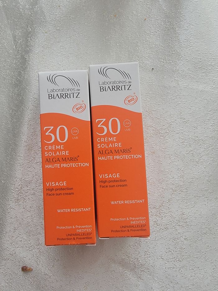 Crème solaire